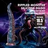 Power Monsters Maelstrom Beastlord – 47 cm Rippled Monster Silicone Dildo
